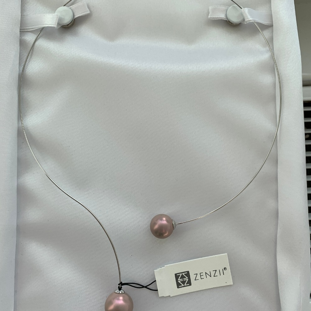 ZENZII Necklace Modern Pearl